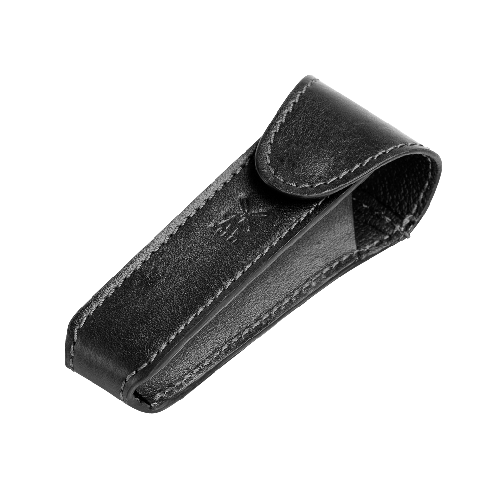 TRAVEL Leather Case for Safety Razor